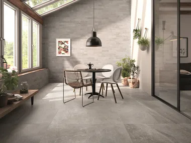 DUNSTONE GREY - Porcelain stoneware wall/floor tiles with stone effect _ CERAMICHE KEOPE